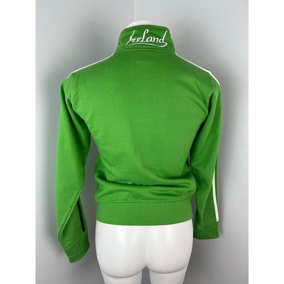 Girls Retro Irish Ireland Spellout Graphic Zip Up Sweatshirt 8/10 - Picture 4 of 7
